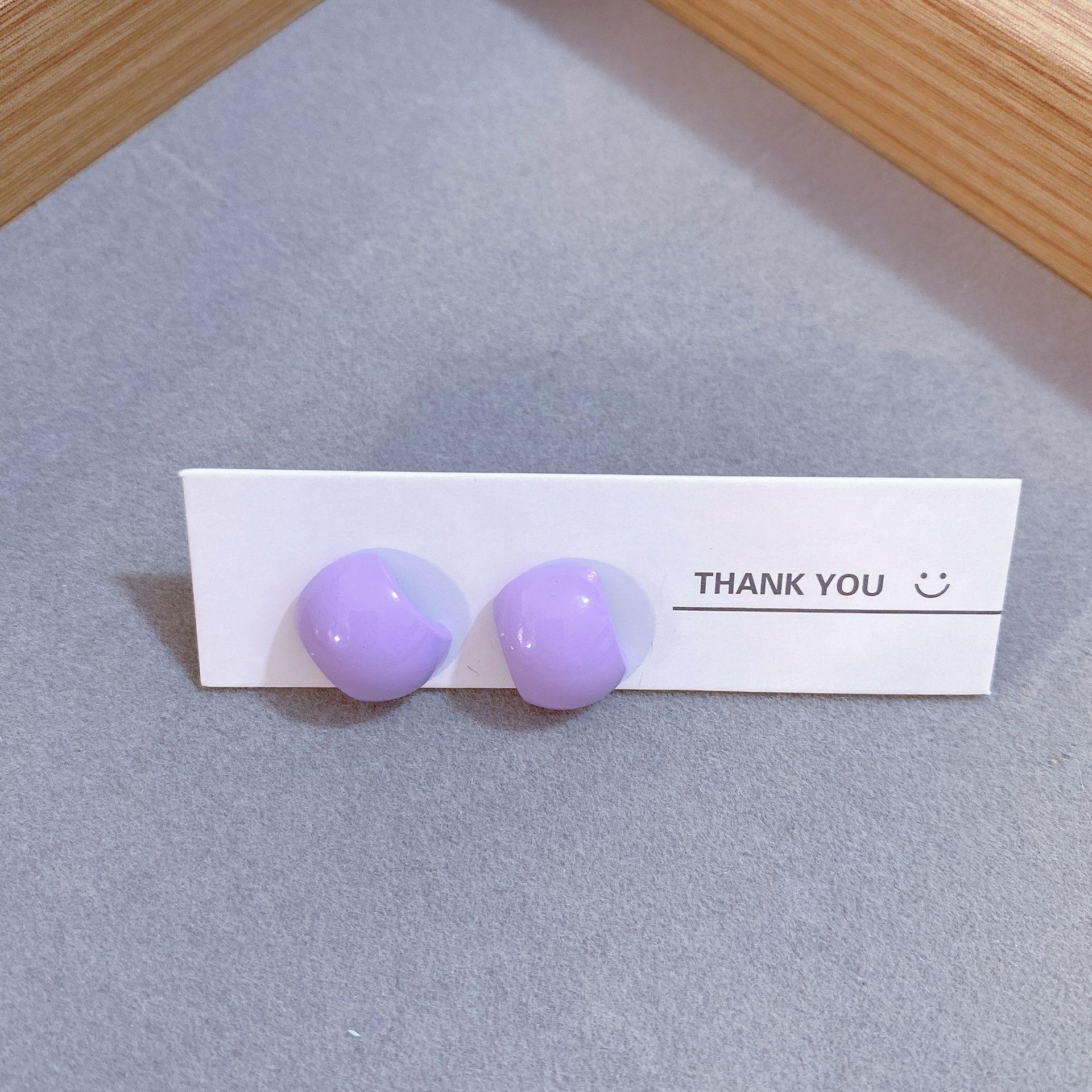 

Серьги-гвоздики S925 из серебра C-образной формы цвета макарон