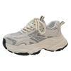 Daddy shoes women's 2025 new summer breathable mesh single shoes platform-soled fried street light running casual sports shoes