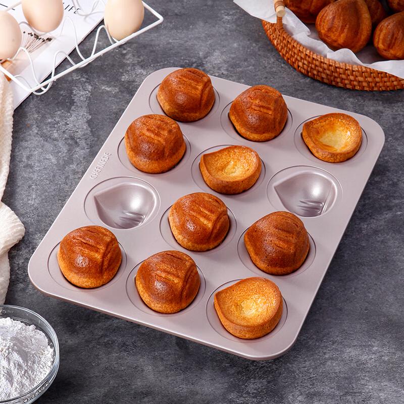 Chefmade 12-Cup Non-Stick Golden Muffin Pan