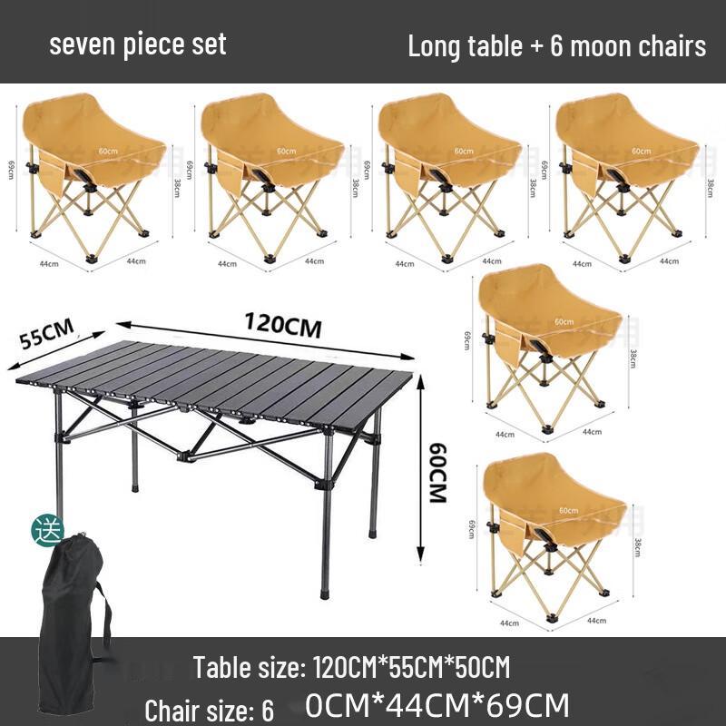 OEING Outdoor Folding Camping Dining Set