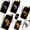 Karte von Afrika Afrikanische Stoffe Hülle Für Xiaomi 13T 11T 12T Pro 13 14 Ultra 12 Lite POCO F6 F5 X6 Pro M6 X3 X5 M5s F3 Abdeckung