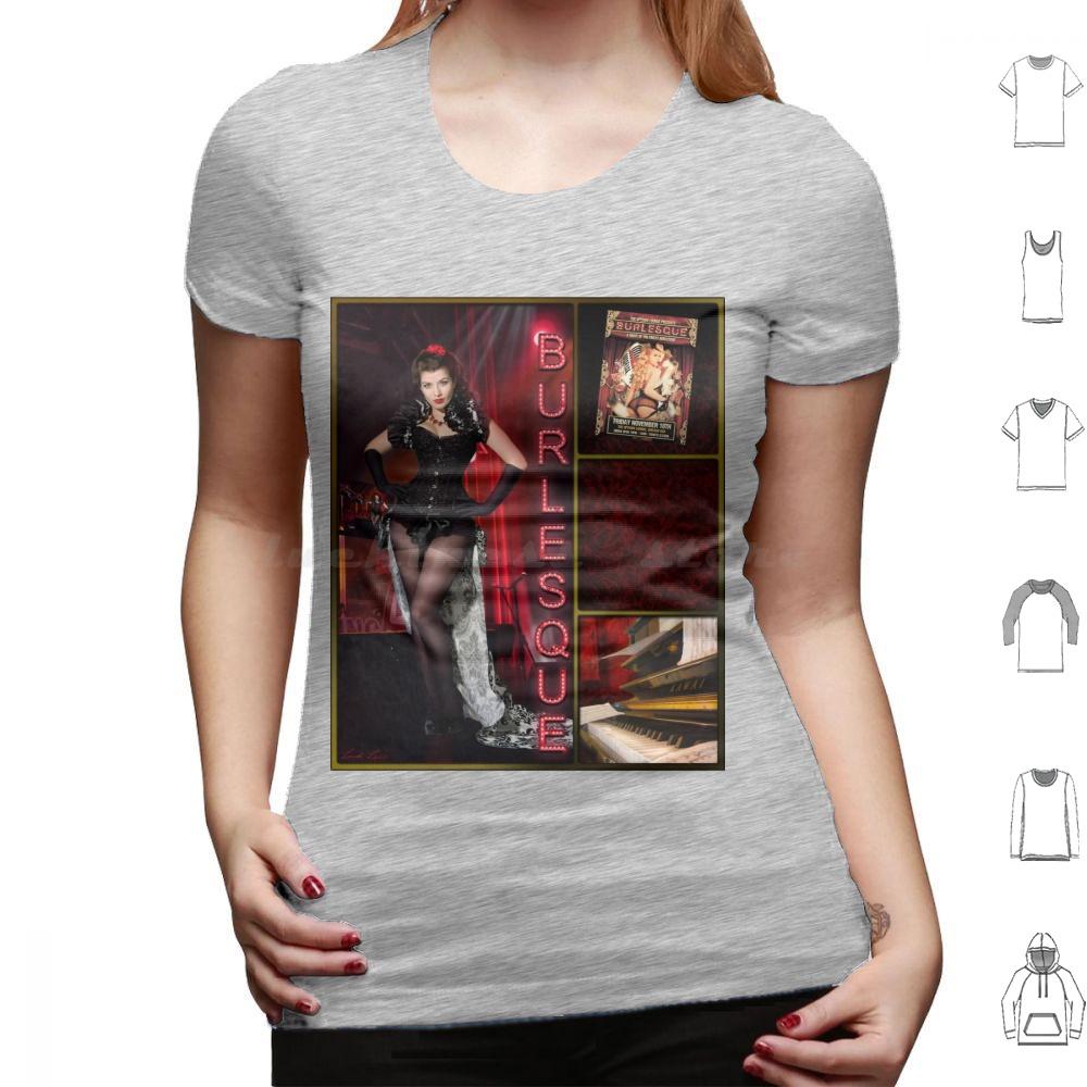 Dance SeriesBurlesque T Shirt Men Women Kids 6xl Dance Dancer Burlesque Music Triptych Red Woman Female Lindaleesart Linda