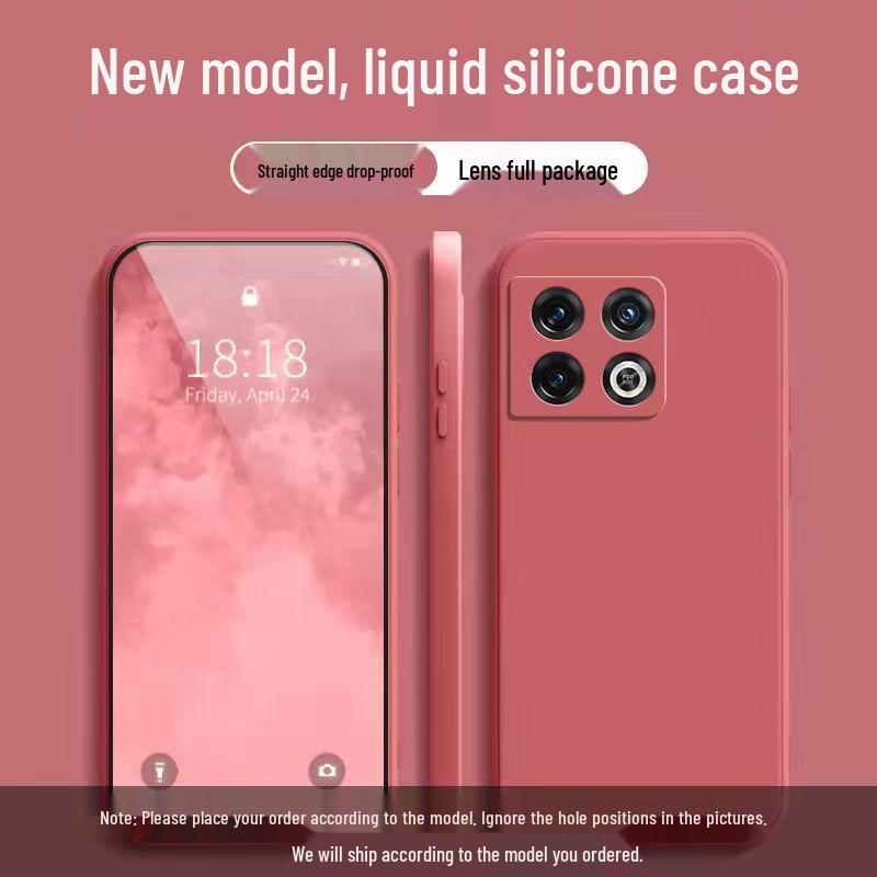 OnePlus 10 Pro Liquid Silicone Case - Full Coverage, Drop Protection, Skin-Friendly, High-Grade.
