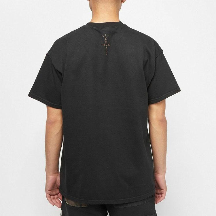 Nike X Travis Scott Cactus Jack Embroidered Logo Pocket T-Shirt 'Black' Men's CU0460-010