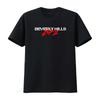 Beverly Hills Cop II Logo Black T Shirt for Juniors and Women Vintage Washed Comfortable Homme Fashion Streetwear