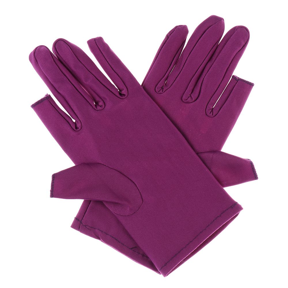 Stretch Sports/Biking Driving Gloves Summer Mittens Thin Spandex Gloves Two Finger Touch screen