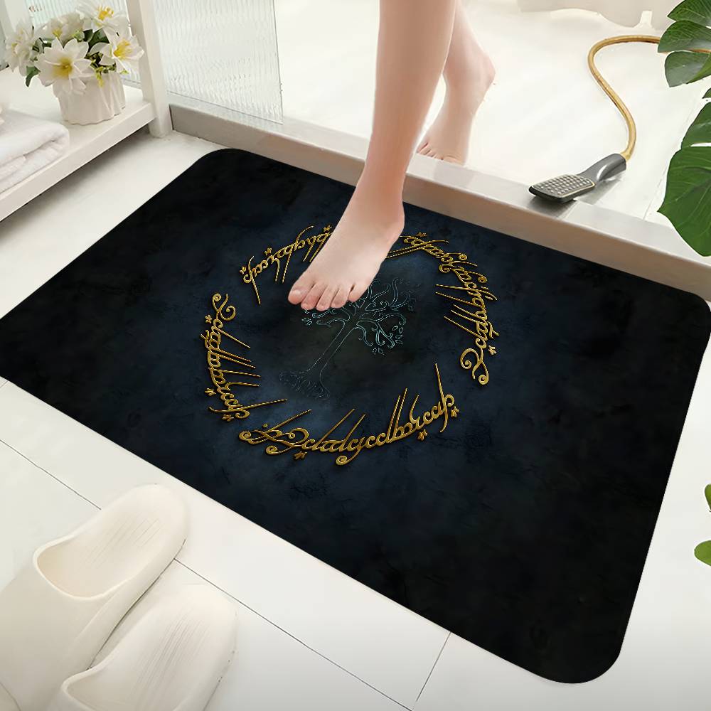 The L Lord Of The R Rings Movie Door Mat Kids Room Bedroom Decoration Balcony Anti Slip Doormat Living Room Doormat Area Rug