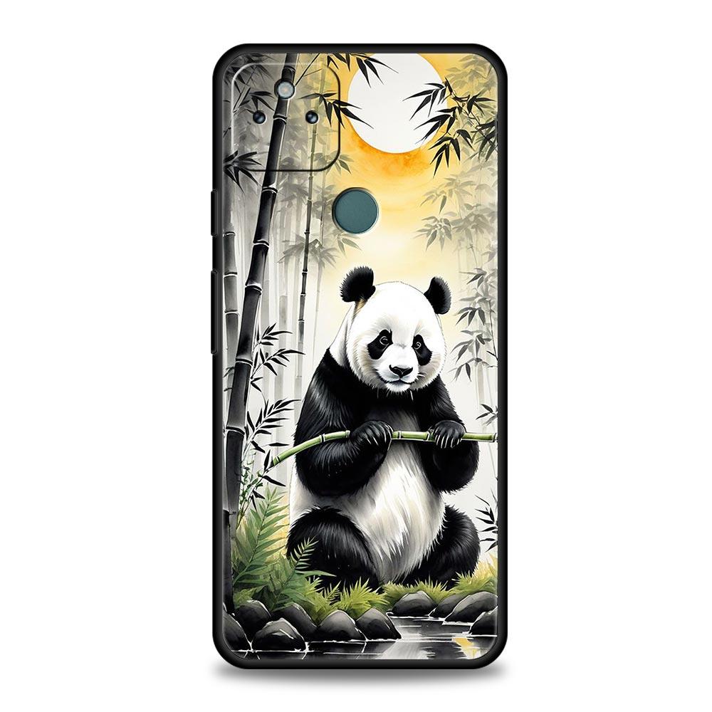 Baby Panda Phone Case Cover for Google Pixel 10 9 8 7 6 9A 8A 7A 6A Pro Shockproof Soft TPU 10 Pro XL Shell Fundas Capas Bags