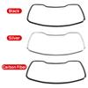 Car Dashboard Tachometer Speedometer Frame Panel 3d Trim Carbon For Toyota Corolla Cross Xg10    2024 2025 Hybrid
