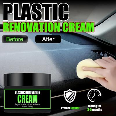 Universele Leder- en Kunststof Reparatie Polijstwas - Automotive interieur reconditioneringscrème voor leder/kunststof/rubber verzorging