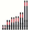 PH2 Magnetic Anti-Slip Phillips Screwdriver Bit Set, 25-150mm, High Hardness Electric Screwdriver Heads