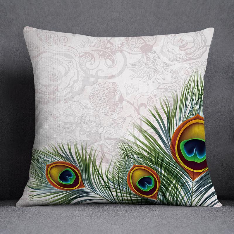 feather pattern cushions