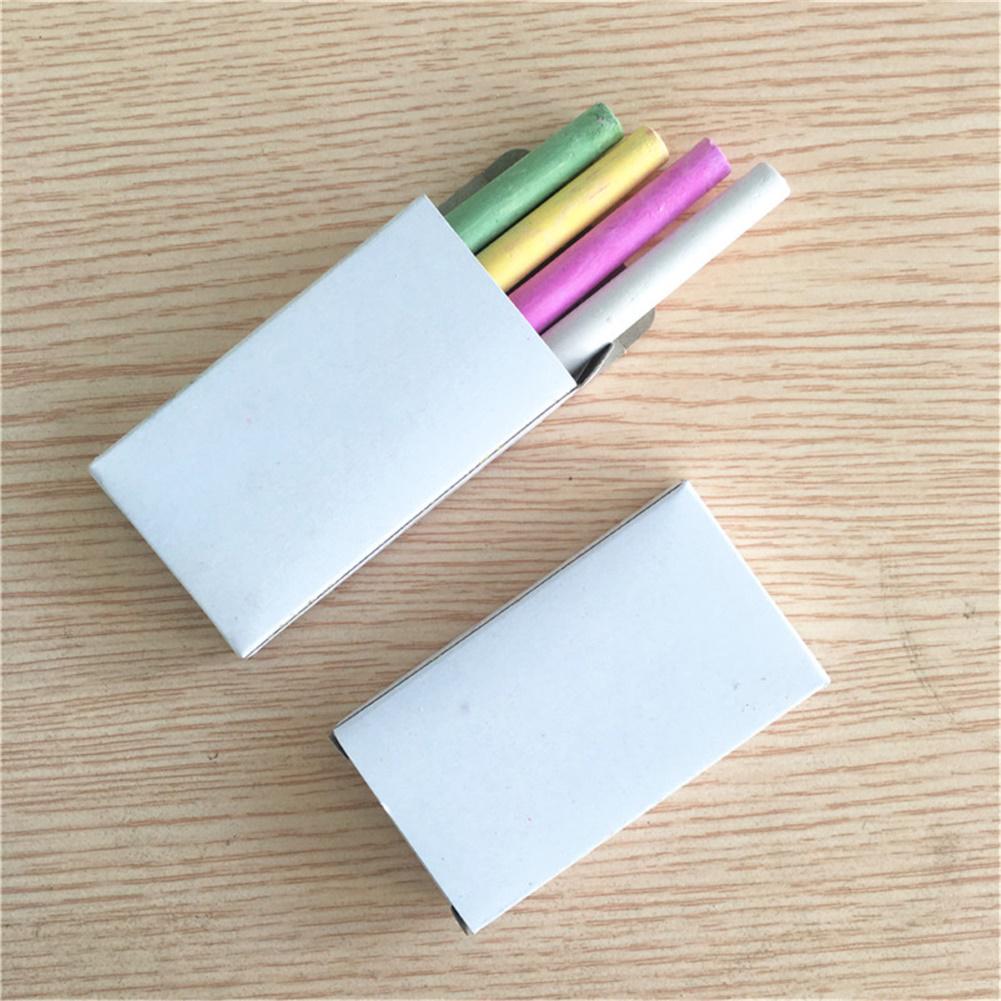 Stationeries 12 Sticks Dustless Drawing Chalk School Office Supplies with Chalkboard Eraser