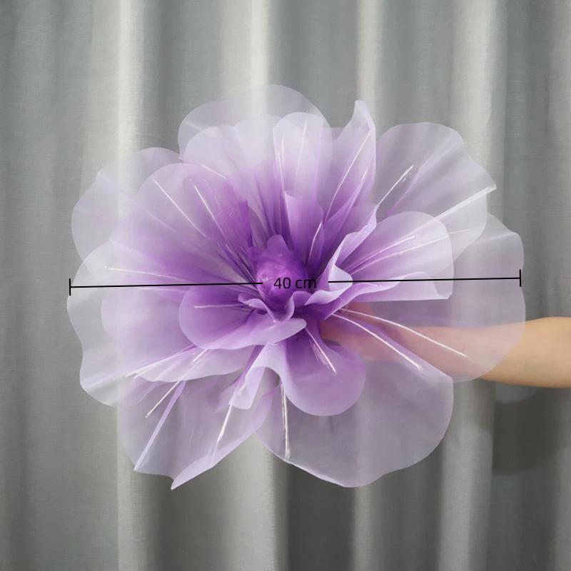 Artificial Giant Rose Blossoms Large Realistic Flower Heads for Wedding Landscaping Party Venue Home Decor No Fade