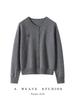 Embroidered Cashmere & Alpaca Cardigan - Women's Waist-Cinching Knitwear for Autumn/Winter