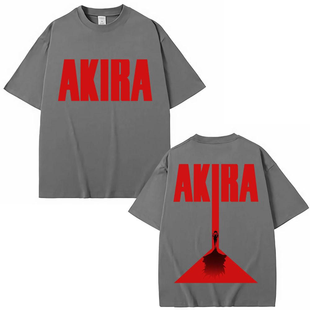 Japanese Anime Akira Vintage T-shirt 90s Science Fiction Movie Shotaro Kaneda Manga T Shirt Soft Cotton Oversized Tshirts