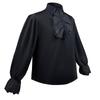 Medieval Halloween Vampire Renaissance Steampunk Long Sleeve Ruffle Collar Shirt For Cosplay Performance