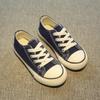 Girls' 2023 Autumn Canvas Shoes - Korean Style, Flat, Casual, Trendy, All-Match, White.