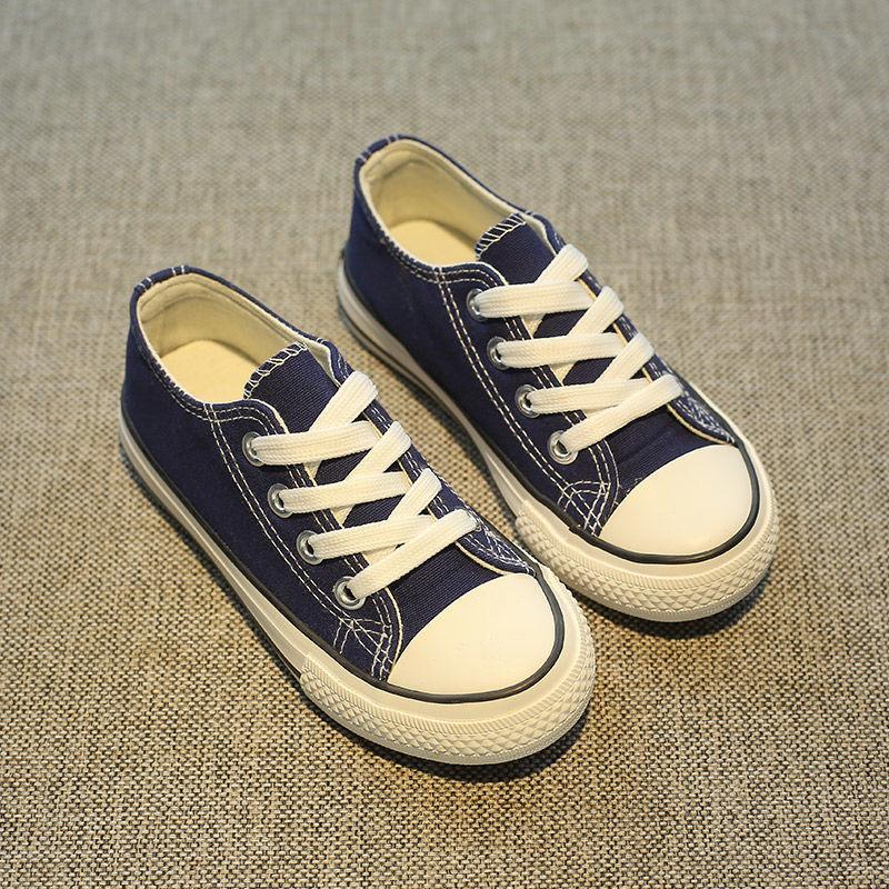 Girls' 2023 Autumn Canvas Shoes - Korean Style, Flat, Casual, Trendy, All-Match, White.