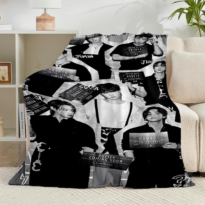 1PC Vivid Dreams kpop Flannel Blanket Gift, Suitable for Both Men And Women, Soft Ideal for Beds And Sofa, Birthday Or Christmas Gift