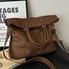 Autumn New Women'S Fashion Trendy Retro Shoulder Bag Messenger Bag Large Capacity Casual Temperament Commuter Tote Bag