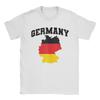 Map with Flag Germany T-Shirts for Men  Funny Pure Cotton Tee Shirt Round Neck Short Sleeve T Shirt Plus Size Tops
