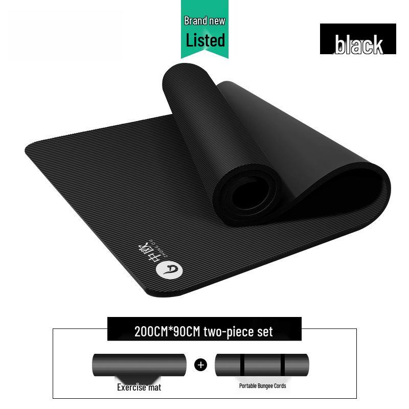 Men's Extra Thick Non-Slip Yoga Mat for Beginners - Wide & Long for Home Fitness