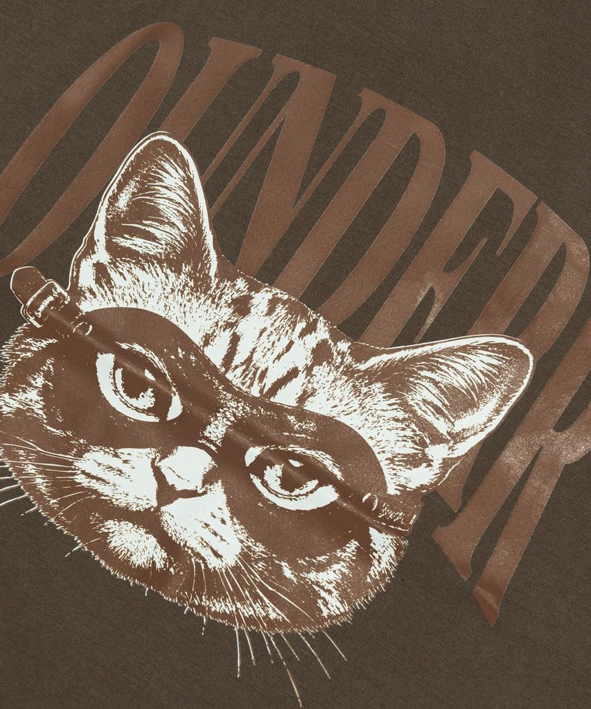 OUNDERR Rider Under Cat Short Sleeve T-Shirt (Khaki)
