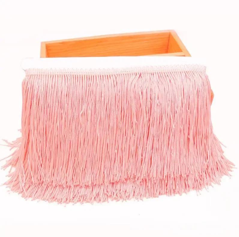 10Yard 15cm Wide Lace Trim Tassel Fringe DIY Latin Dress Stage Clothes Accessories Decorative Tassels for Curtains Lace