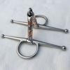 1Pcs H Shape Horse Bit Stainless Steel Horse Snaffle Stallion Training Bit  Equestrian Equipment
