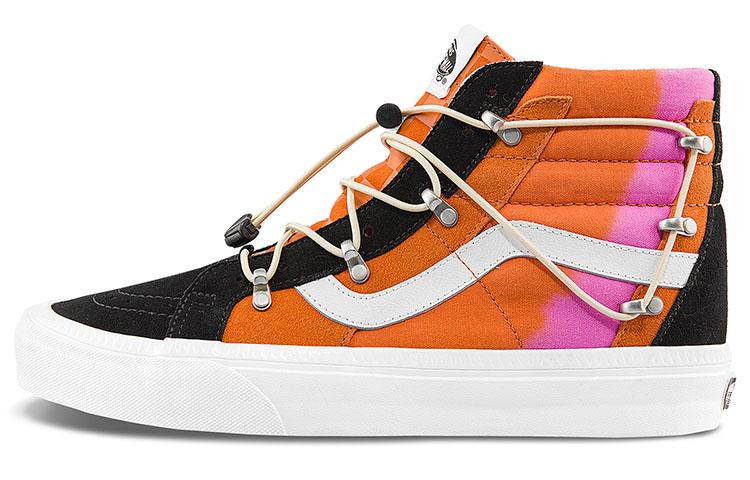 Vans SK8 Hi Echo Dx  Orange White  VN0A7Q5OY8J 37