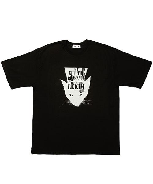 Lekim Devil Cat T-Shirt Black