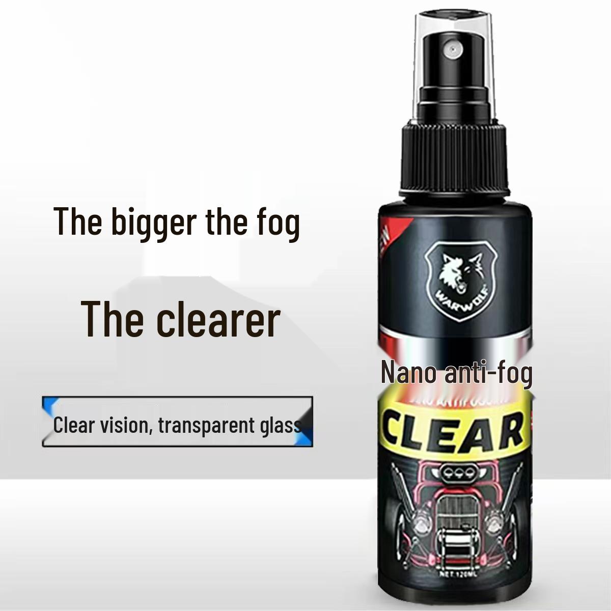 

Anti-Fog Spray for Car Mirrors and Helmets