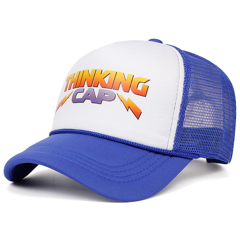 thinking cap sponge embroidered baseball cap women men outdoor mesh baseball cap for casual trucker hat