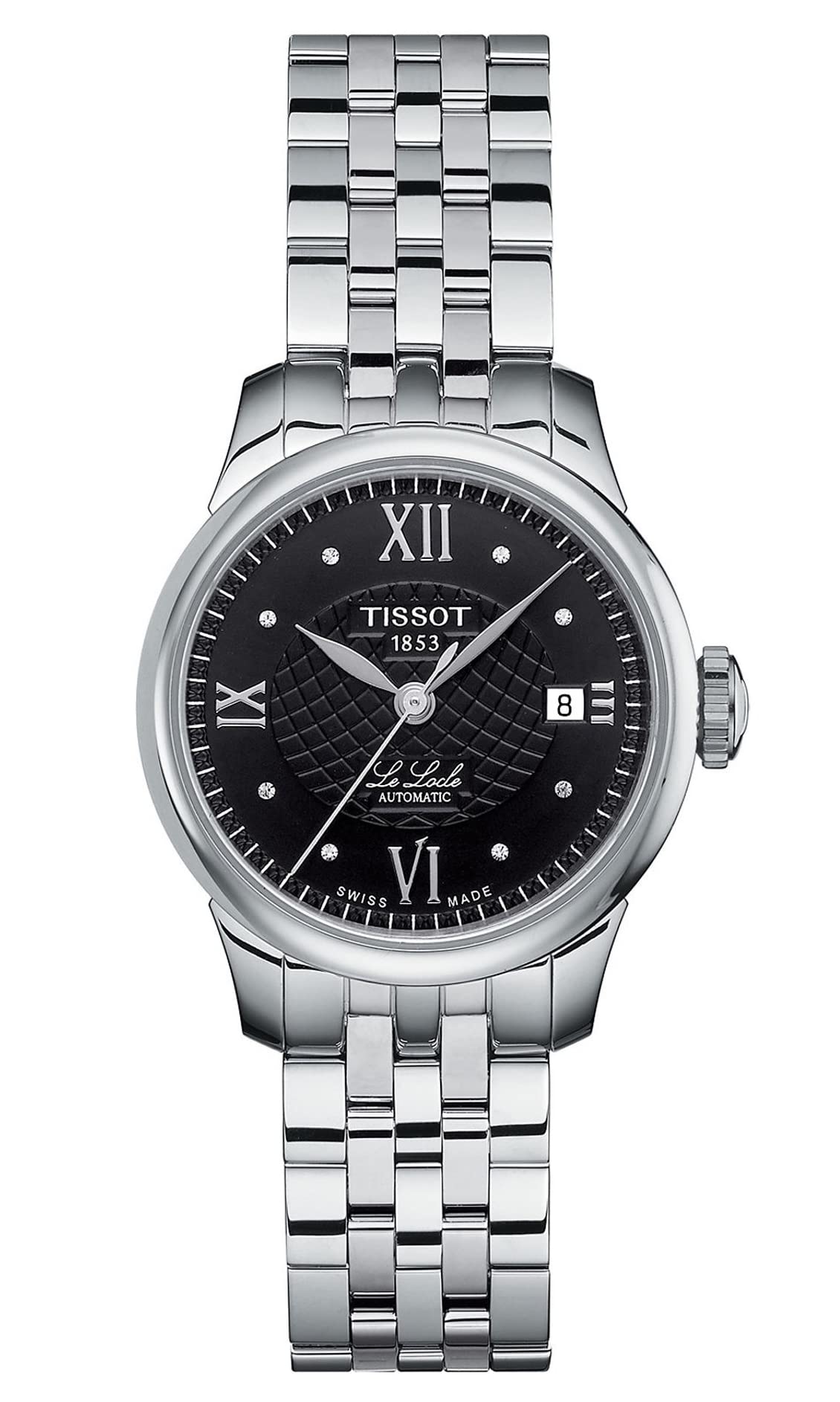 

Tissot Le Locle Automatic Ladies Watch with Bracelet, T41118356, Black Dial