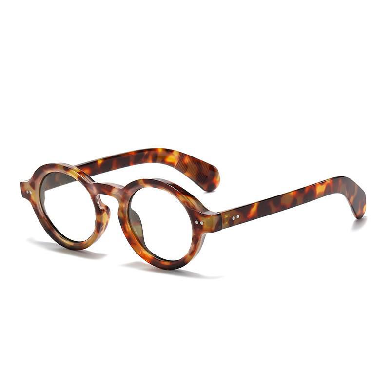 Jett 5171 Women's Polarized Round Frame Rivet Sunglasses - Trendy Street Style
