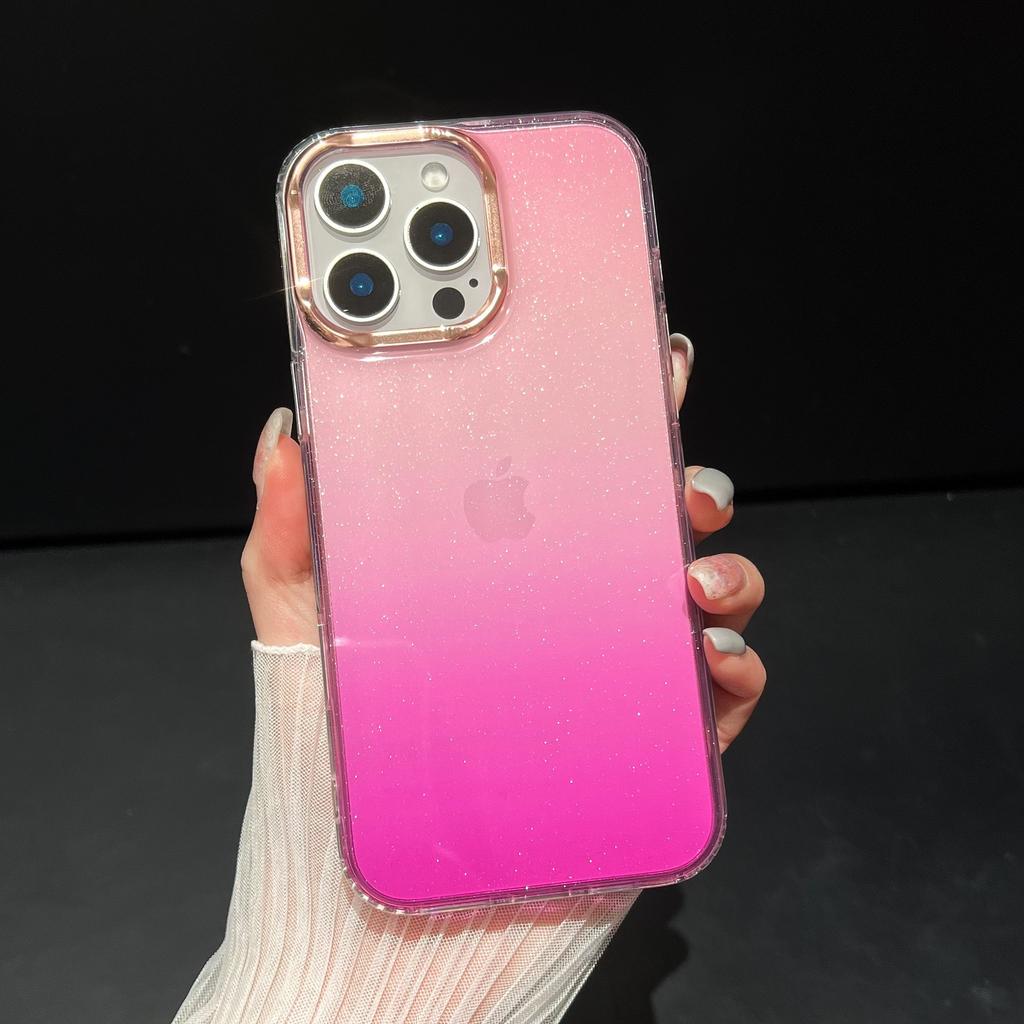 The Starry Sky Gradient Glitter Is Suitable for Apple 16 Phone Cases, IPhone15promax, and A Light Luxury 14 High-end Protective Case