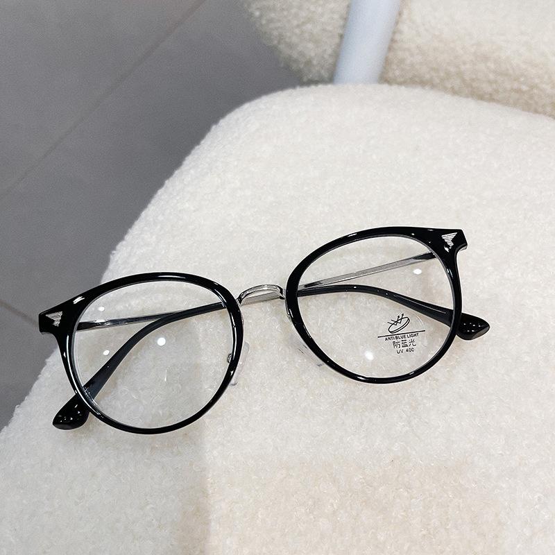 Material Eyeglass Frame Men Women Blue Light Blocking Women'S Glasses Frame Round Shape Women’S Eyewear Frames