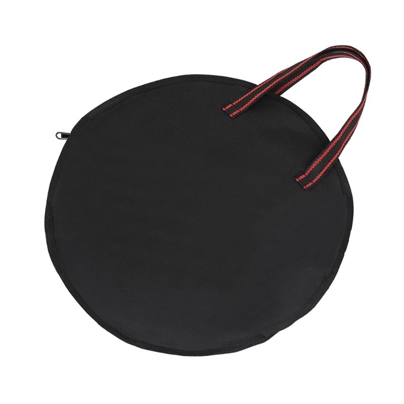 10In Dumb Drum Practice Pad Bag Oxfords Cloth Carrying Bag with Rustproof Zippers