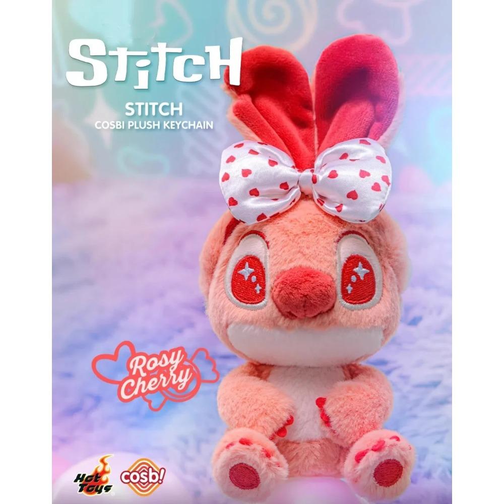 Genuine Hot Toys Candy Stitch Series Blind Box Cosbi Plush Keychain Collection Desktop Ornament Trend Cute Doll Gift