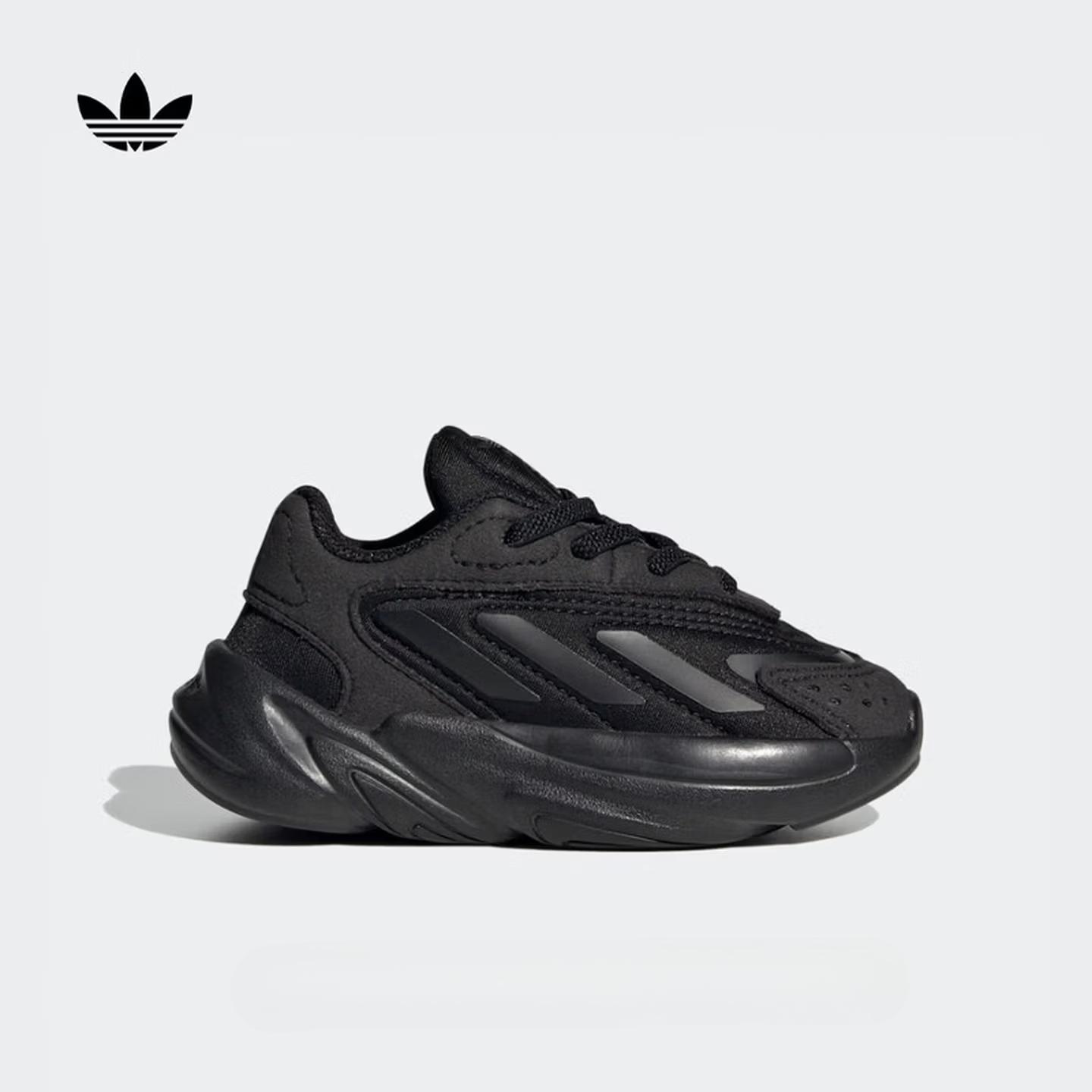 

Adidas OZELIA EL Классические Ретро Спортивные Обучающие Обувь Обувь для Пожилых Adidas Трилистник H04747 19 чёрный