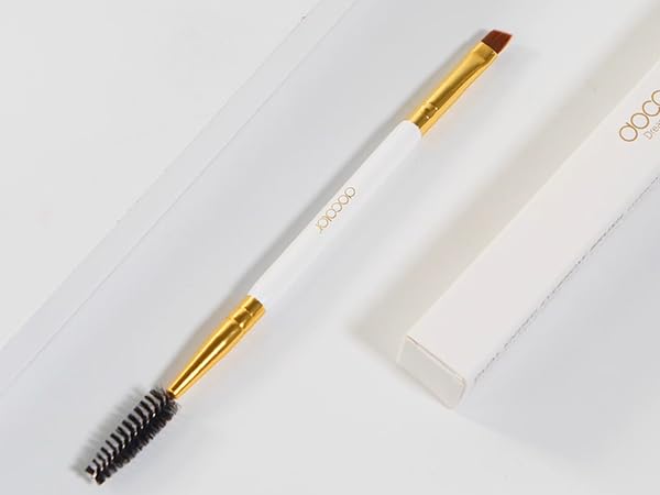 Docolor Eyebrow Brush Screw Brush Eyebrow A Portable Eyebrow Available In Black and - 2-in-1 Brush & Comb. Popular, Soft, Easy-to-use, Brush. White.