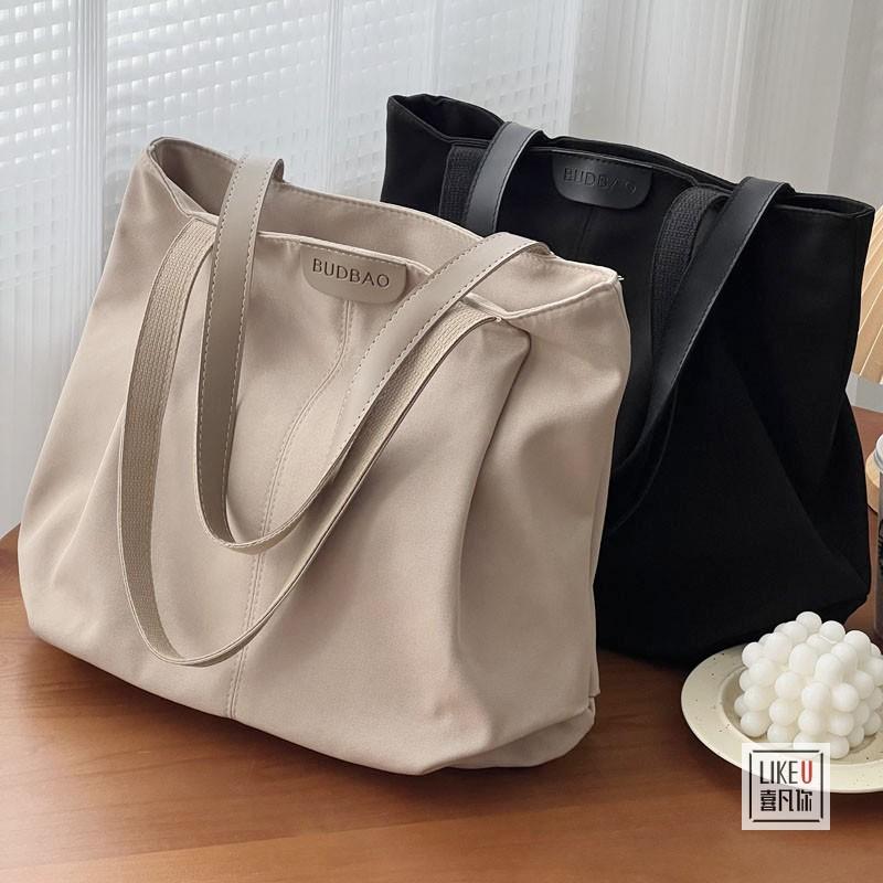 Large Capacity Canvas Tote Bags for Work Commuting Carrying Bag College Style Student Outfit Book Shoulder Bag Shopping Bag