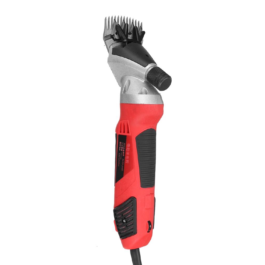 1500W 220V 13 Teeth 6 Gears Electric Sheep Shearing Cutter Scissor Goat Wool Shaving Adjustment Push Trimmer Tool Cutter Machine