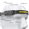 Smarted Sensors Headlamps Brightness Adjustment Head Lamp Convenience Headlamps for Safe and Convenient Nighttimes Use