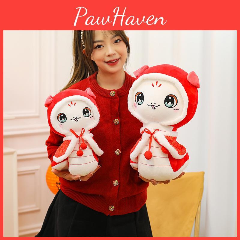 Mascot Snake 2025 Plush Toy Fill Dolls Room Decor Spring Festival Toys Gift