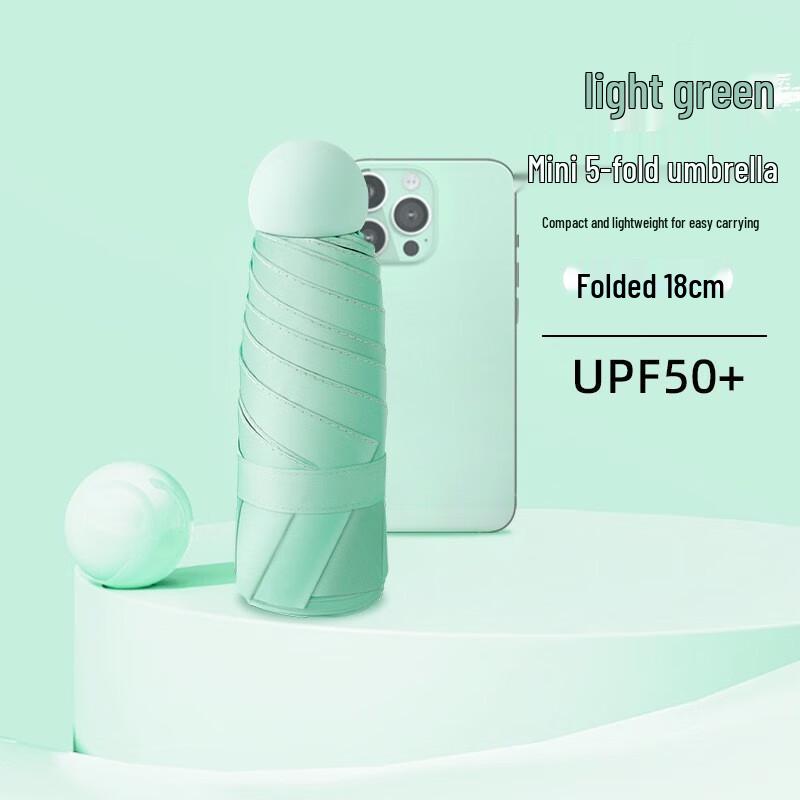 YICAI Mini Portable UV Protection Capsule Umbrella