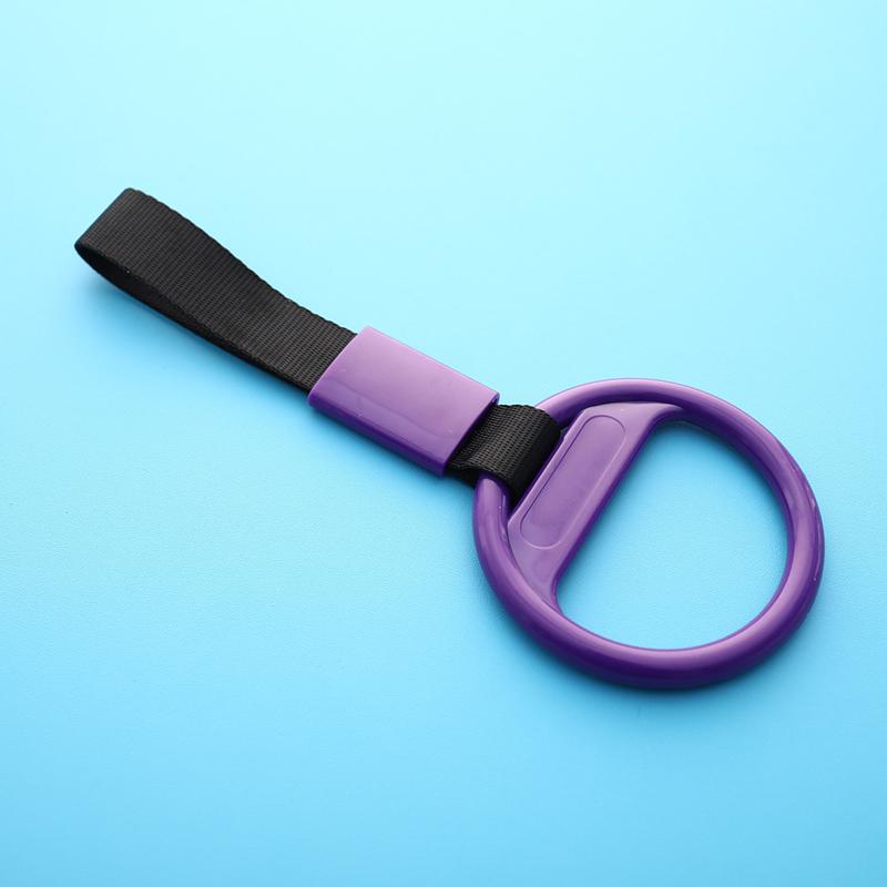 

Jdm ручка для поезда и автобуса, ремешок для рук, подвесной ремешок для дрейфа, аксессуары для стайлинга автомобилей фиолетовый