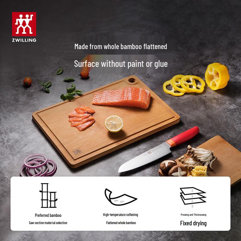 Zwilling Whole Bamboo Large Cutting Board