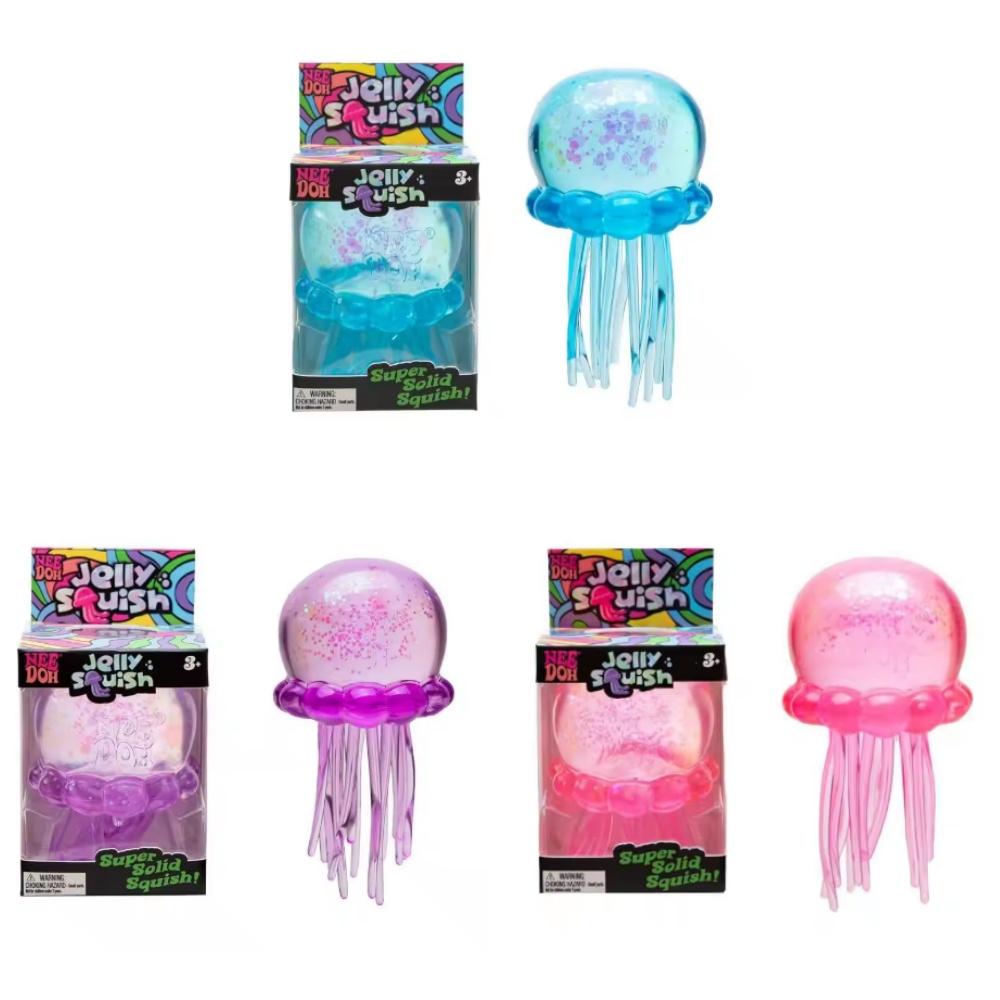 Nee Doh Jelly Octopus Sensorisch Speelgoed, Waterbestendig, Perfect voor en Jongens Meisjes